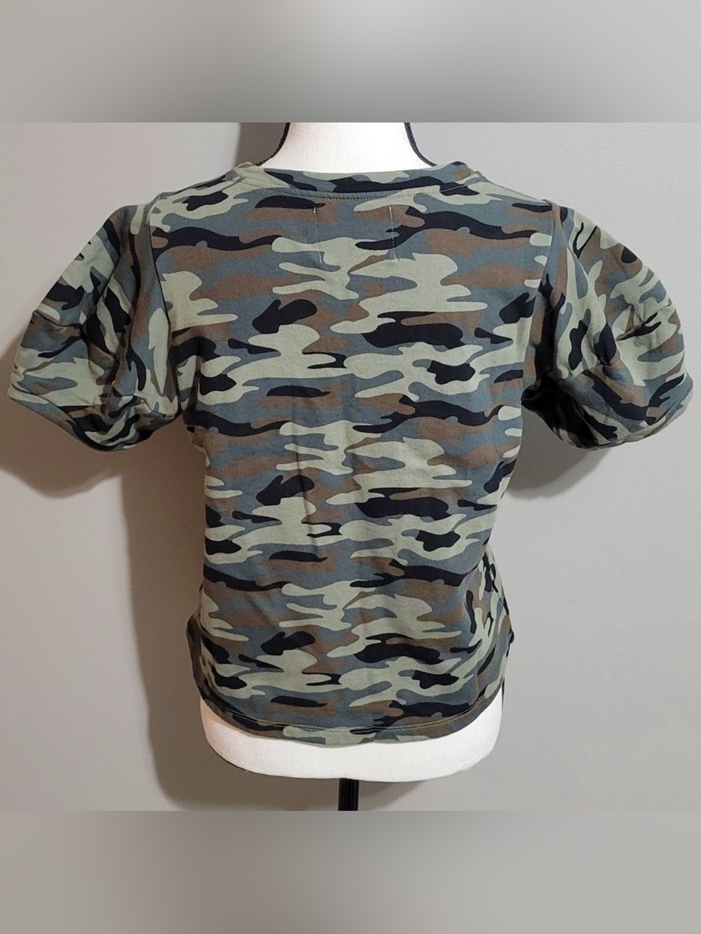 Velvet Olive and Black Camo Short Sleeve Tee - Picture 2 of 3